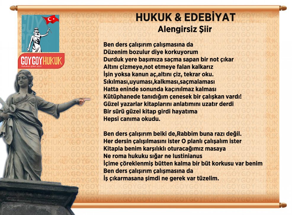 goygoyhukuk's tweet photo. Ben ders çalışırım çalışmasına da 
İş çıkarmasana şimdi ne gerek var tüzelim. https://t.co/Yun4x4NSXp
