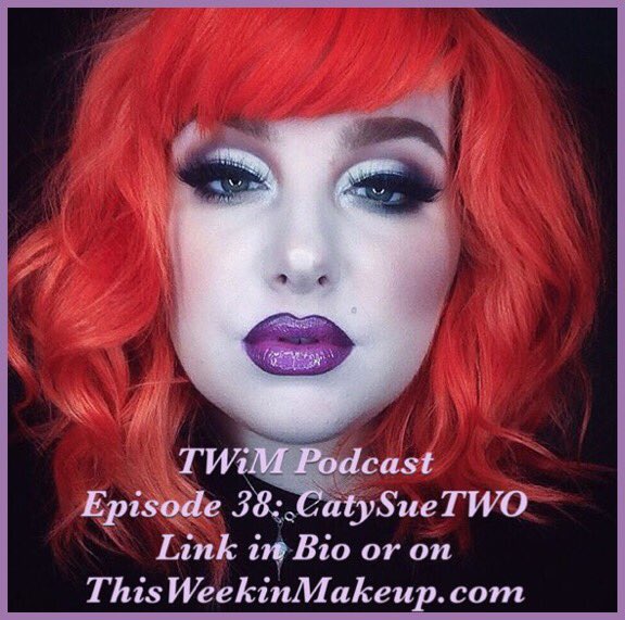 TWiMakeup's tweet photo. Episode 38: CatySueTWO is up! Makeup news, tips, and more! https://t.co/7vnS4Frb3R or on https://t.co/Ps6deLiptw https://t.co/pYb2NEs9Mq