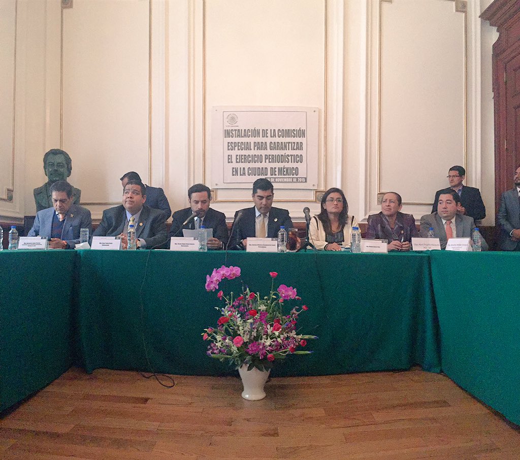 Instala ALDF Comisión que garantiza ejercicio periodístico en DF - CTeIyCNVEAARSIK