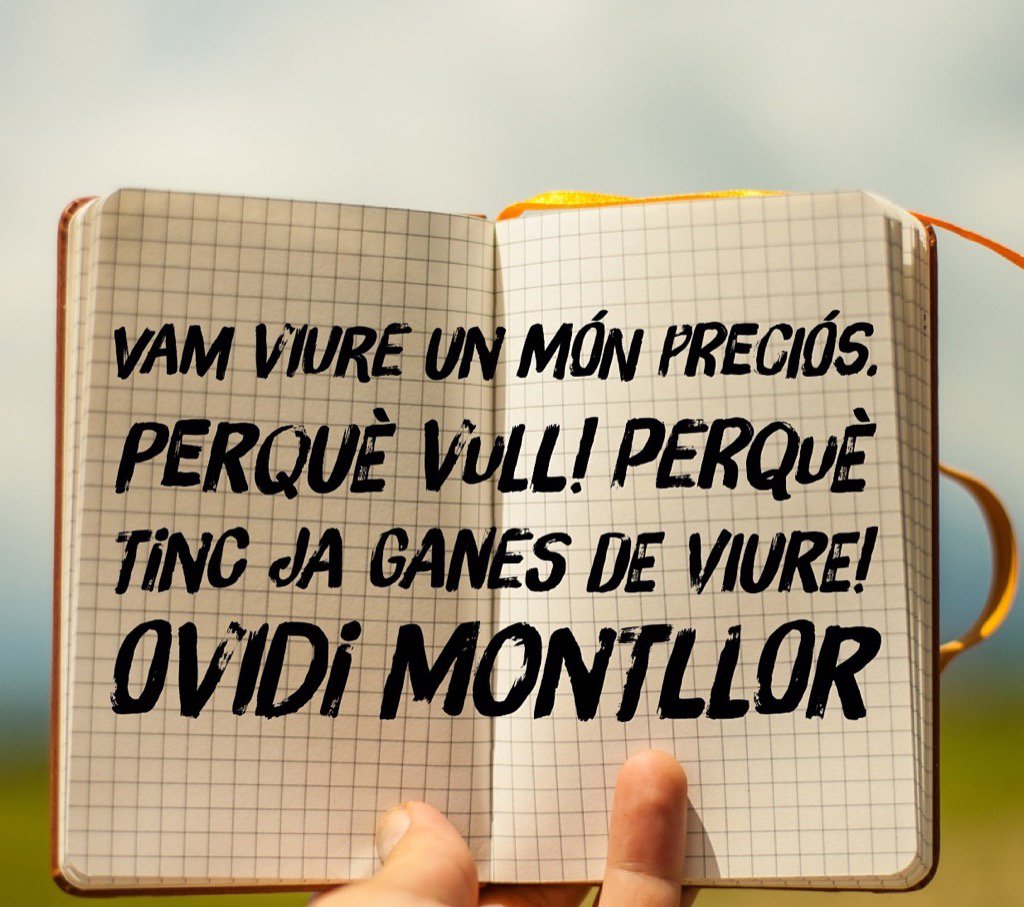 RevistaSao's tweet photo. Demà arriba #LaFeraAlPalau, així que avui la #frasedestacada és de l'Ovidi #músicaenvalencià #ovidimontllor https://t.co/HQS7gOxs0k