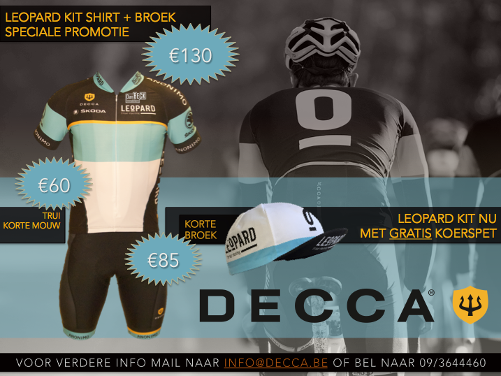 LeopardTOGT's tweet photo. Great news from our clothing partner @DeccaBe! Get the one and only Leopard outfit now! 

Order here: info@decca.be https://t.co/MdraAY2rrK