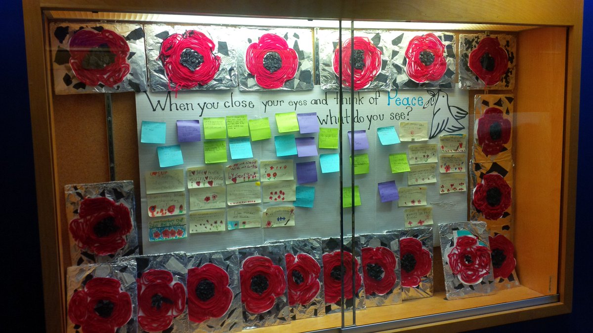 Courcelette_ps's tweet photo. on November 11th, Courcelette students and staff will Remember #Armisticeday https://t.co/3iozuUPKe3