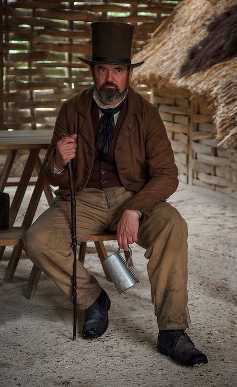 Working poor man , Ragged Victorians living history group