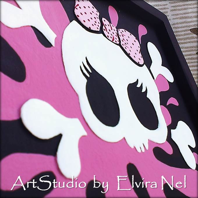 Skull with bow - Painting
etsy.com/ru/listing/246…