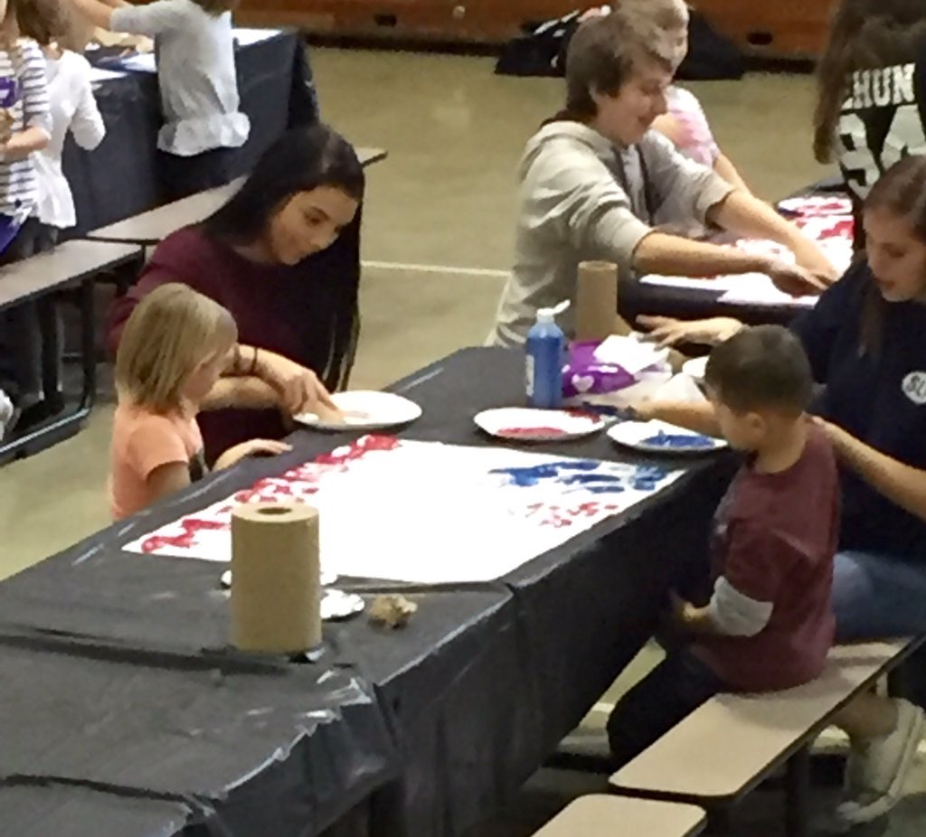 CFallsDeWitt's tweet photo. Observing Veterans Day with our high school friends! #cfdenpics https://t.co/62epfR9YQQ