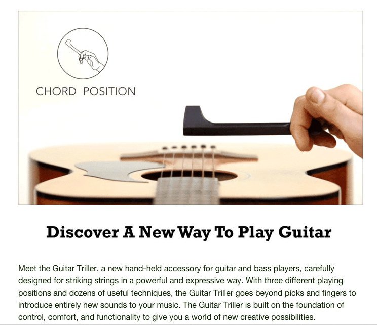 DoLA's tweet photo. Today in neat Kickstarters: Friend of our @doNYC pals has created a new tool to play guitar https://t.co/3Zg89wwB73 https://t.co/KJVkelkbEN