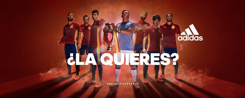 ¡AQUÍ LA TIENES! ¡Es nuestra nueva camiseta de <a href="/adidas_ES/">adidas_ES</a> y la llevaremos en la <a href="/UEFAEURO/">UEFA EURO</a>! #BeTheDifference