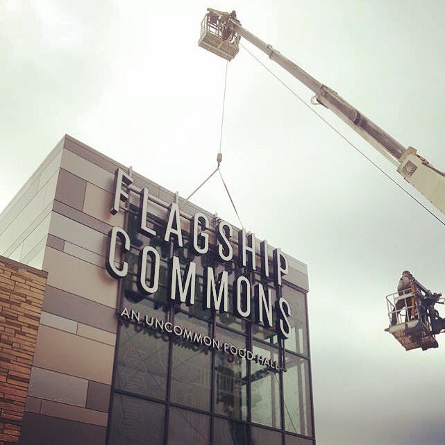 secretpenguin's tweet image. One of our favorite parts of the process!
It's really happening!

#FlagshipCommons 

Photo: Sharon / Arbor St.