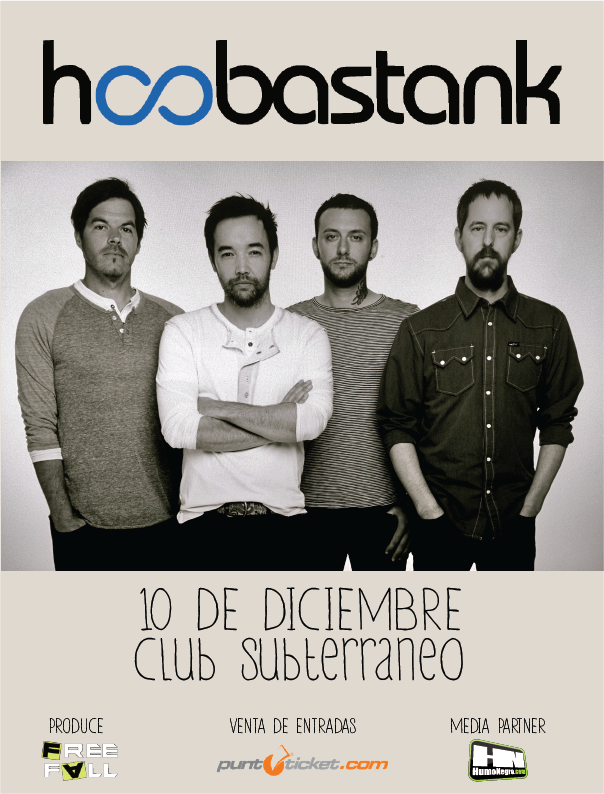rockaxisoficial's tweet photo. En minutos se acabó la preventa de entradas a @Hoobastank en Chile. https://t.co/N0qVdQ5133 https://t.co/obhSFPB8wY