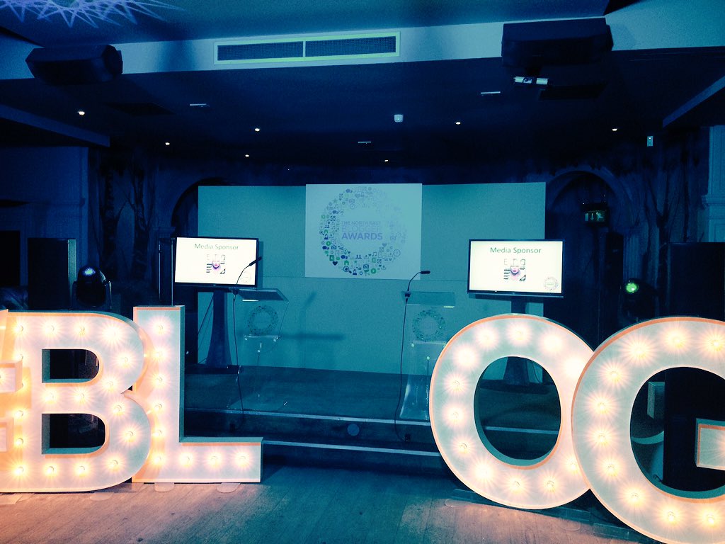 B L O G - it's nearly time for the @NEbloggerawards! #partytime 🎊🎉