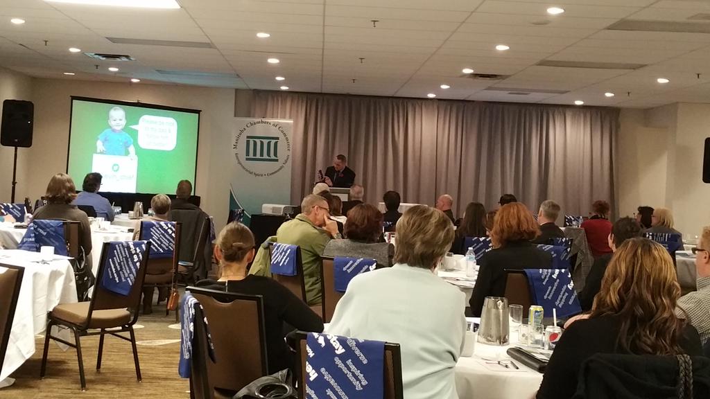 kbissett44's tweet photo. #GrowMBWorkforce Minister Chief speaks to the importance of belonging at Growing Manitoba's Workforce Conference. https://t.co/vK2GPVadPN