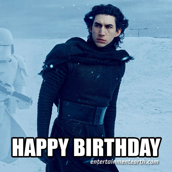 Happy 32nd Birthday to Adam Driver of Star Wars ! 