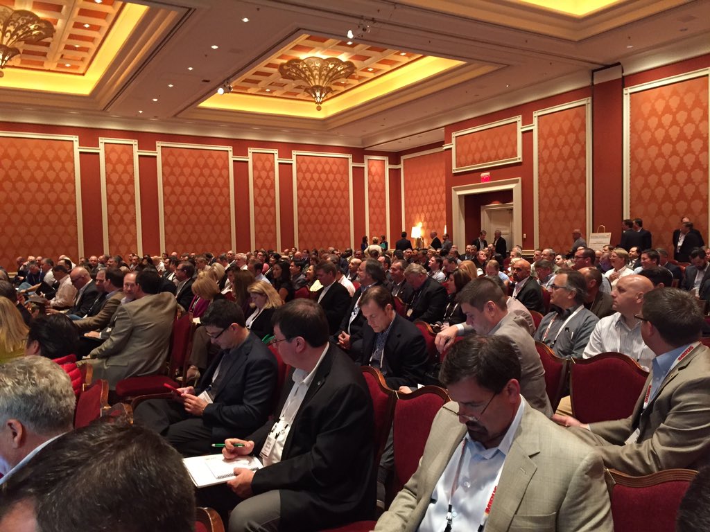 thomasrkaiser's tweet photo. Packed house for CEO Insight panel at #RFDC2015 https://t.co/B6ZMNvgjMk