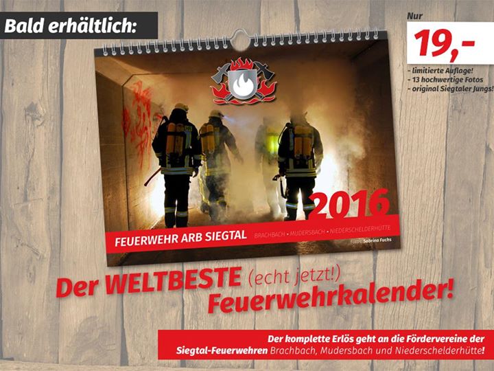 One4meTwo4you's tweet photo. Der von mir fotografierte Feuerwehrkalender ist da!!!!
Bestellbar unter https://t.co/Z5uN43kbq3 https://t.co/Ik907Kwxbi