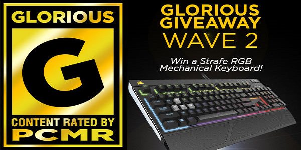 corsair on twitter wave two of our glorious pcmr giveaway has