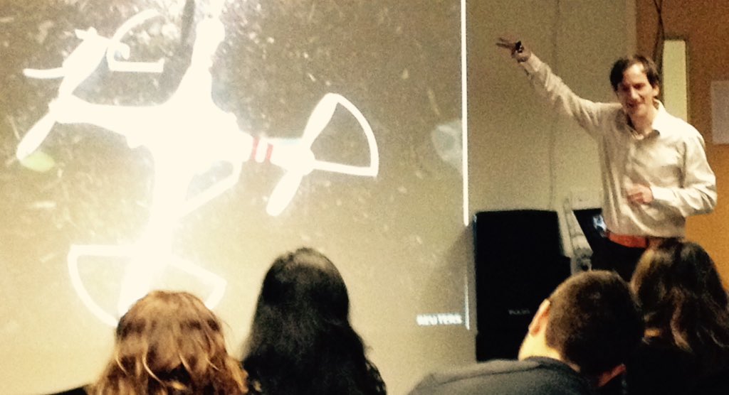 AmyStreator's tweet photo. Bring on the drones! #iot #digitalfwd @thibautR https://t.co/XmAI9o36tc