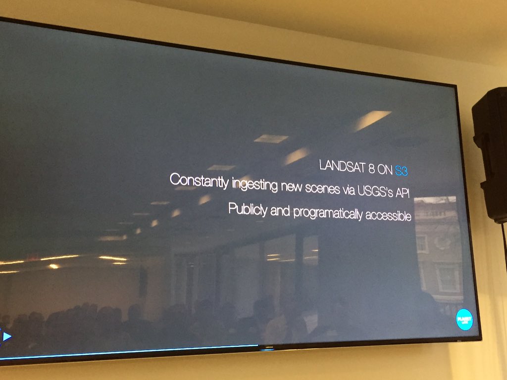 AWS_Gov's tweet image. We store more than 30 TB  of satellite data using #AmazonS3. Amit Kapadia @planetlabs #EarthonAWS