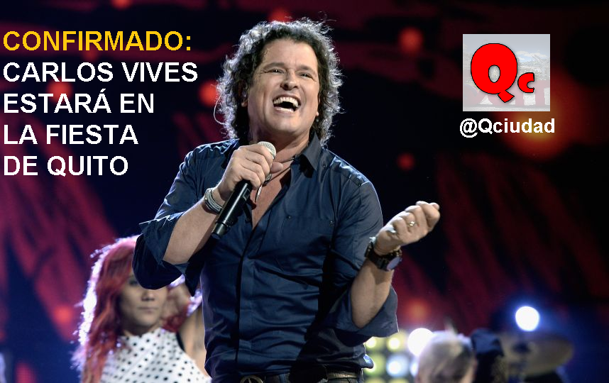 QCiudad's tweet photo. ¡@carlosvives estará en la Fiesta Quiteña! https://t.co/YzaYOUbR1Z