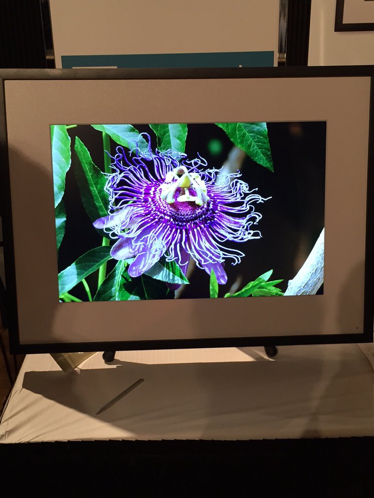 CES's tweet photo. Make your pictures portraits in #4k with @Memento_frame #CES2016 Unveiled NY https://t.co/UNhrBlzBdZ