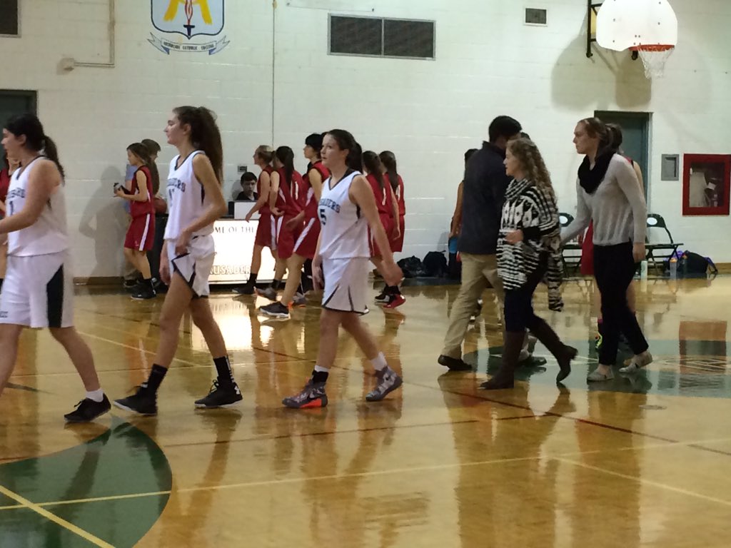 JanetDemaiter's tweet photo. Way to go Jr. Crusader Girls! Off to semis on Thursday. #NCCschool #ALCDSB https://t.co/Xcx0idpDhn