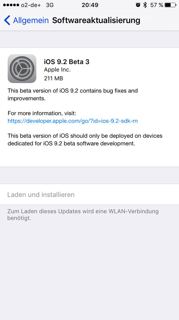 handyfaq's tweet photo. Für alle #iOS #Entwickler! #Apple verteilt die #iOS9Beta3 ! https://t.co/2Kcb5isue3