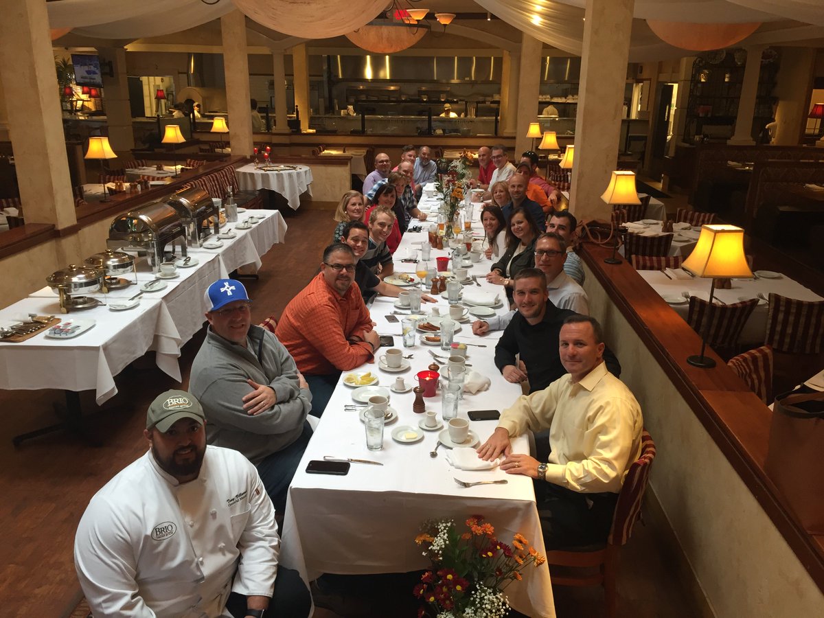 thefellowshipc's tweet photo. It was a true honor this morning getting to have brunch at #Brio with their staff and ours. Thanks Tony! https://t.co/ZMT93m8l8x