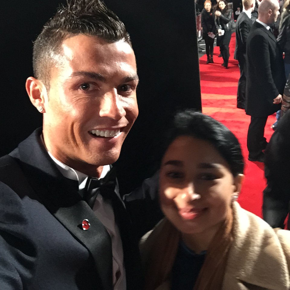 Did you get a selfie with <a href="/Cristiano/">Cristiano Ronaldo</a> at the #RonaldoFilm World Premiere? Take a look: po.st/xWbLJU