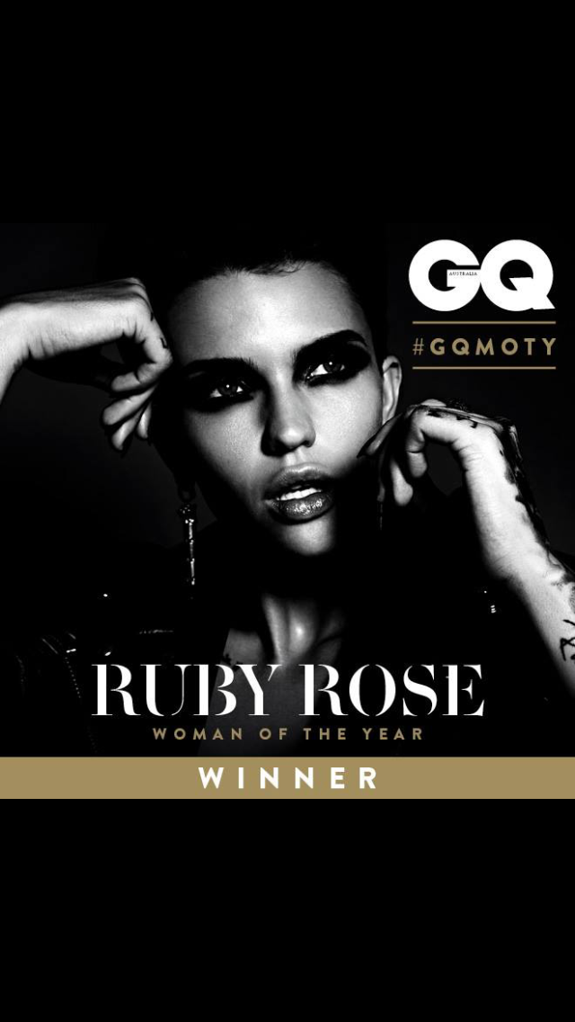 CLErocksNYE's tweet photo. Shout out and congratulations to @RubyRose, @GQAustralia's Woman of the Year! #GQMOTY #CLErocksNYE https://t.co/kMQbGDfipb