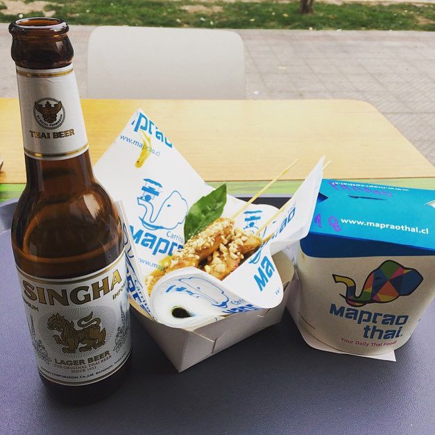 Mapraothai's tweet photo. ¿Hambre y sed? En #MapraoThai te esperamos con cerveza artesanal, salteados, currys, wraps y brochetas. https://t.co/W7ONS8Ljns