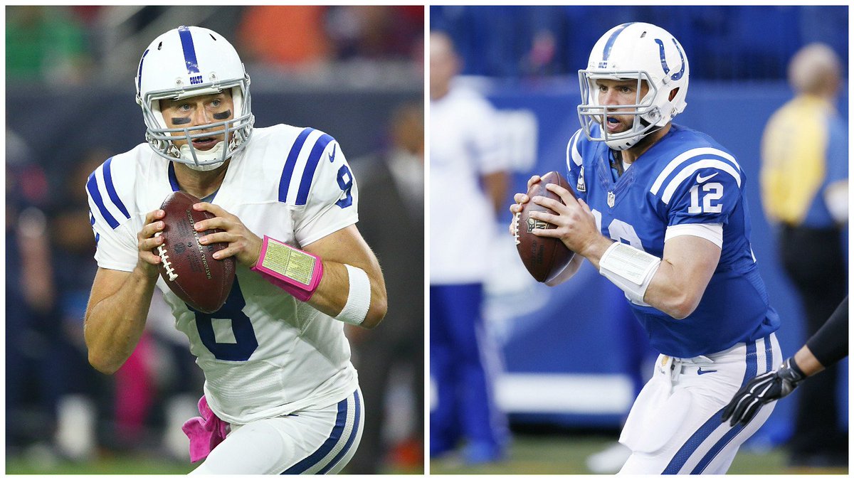 SportsCenter's tweet photo. Colts are 2-5 in Andrew Luck's 7 starts this season.
 
In Matt Hasselbeck’s 2 starts, Indianapolis is 2-0. https://t.co/QJlwwSWNfS