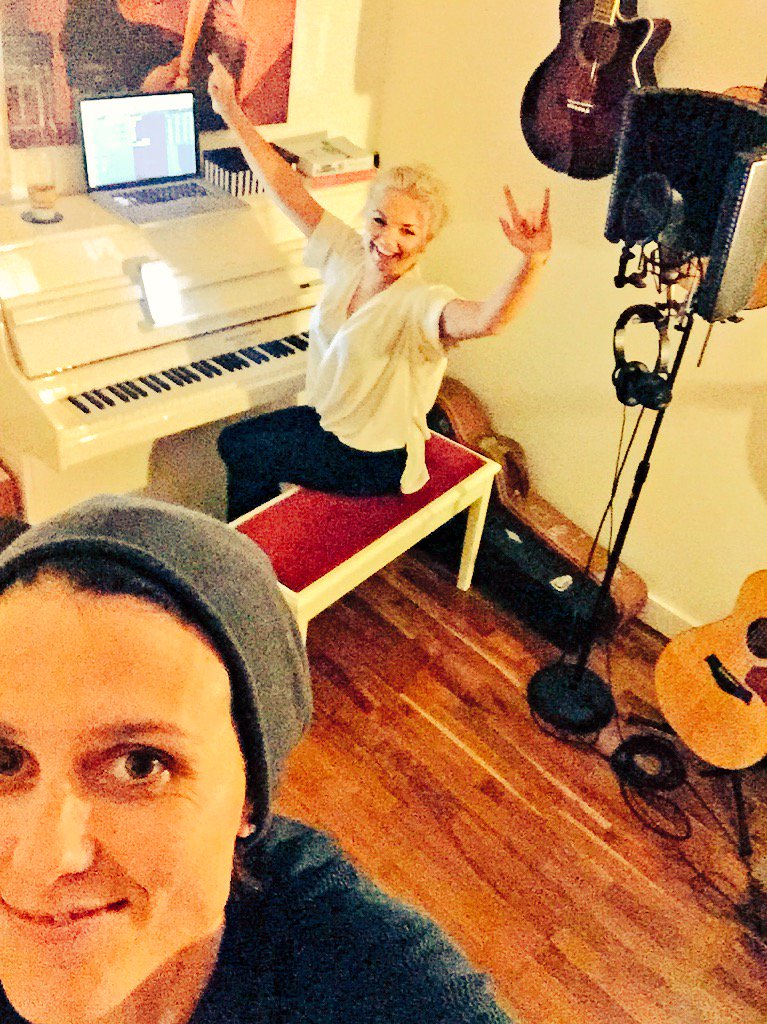 heatherpeace's tweet photo. Fun, creative times today writing with @_La_La_Land 
Bring on the studio....... #HPEP https://t.co/HDkVAKjyRE