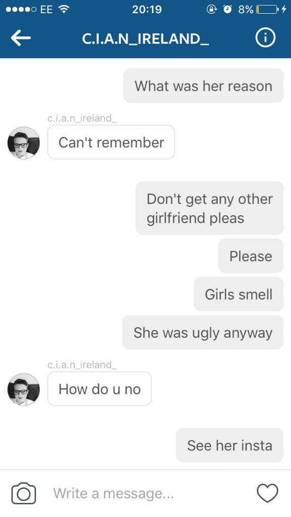CharleyIreland's tweet photo. Just trying to make my bro feel better #firstbreakup https://t.co/Epl9gkEN5i