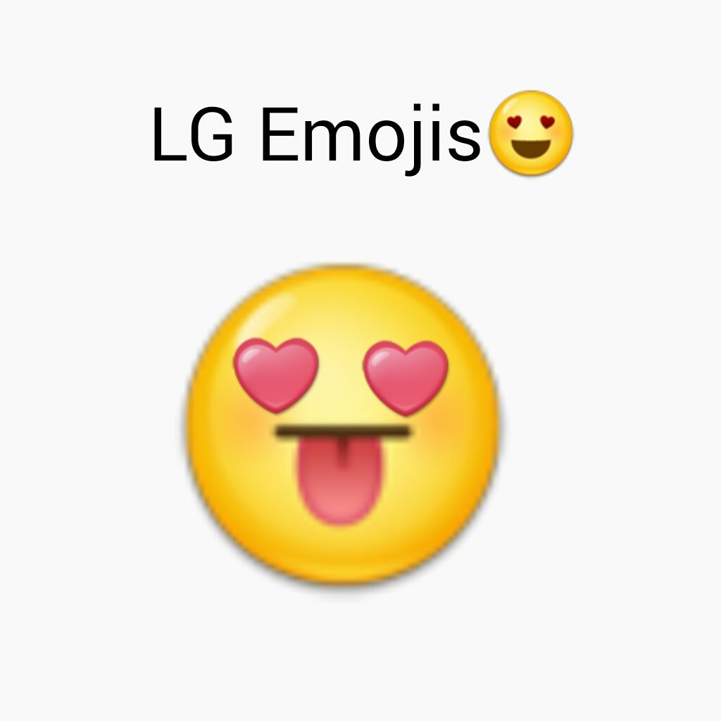 emoji_edit's tweet photo. LG Emojis are bomb in my opinion! I created the hearts over the tounge face: 😛❤ https://t.co/oCwVOvlDxU