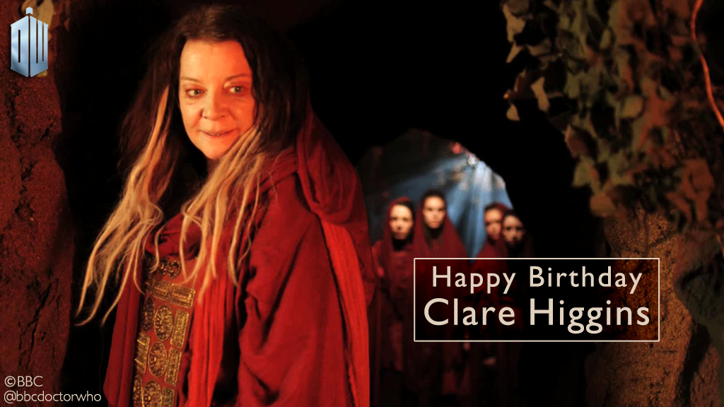 Happy birthday to Clare Higgins! 
Enjoy her debut in The Night of the Doctor at  