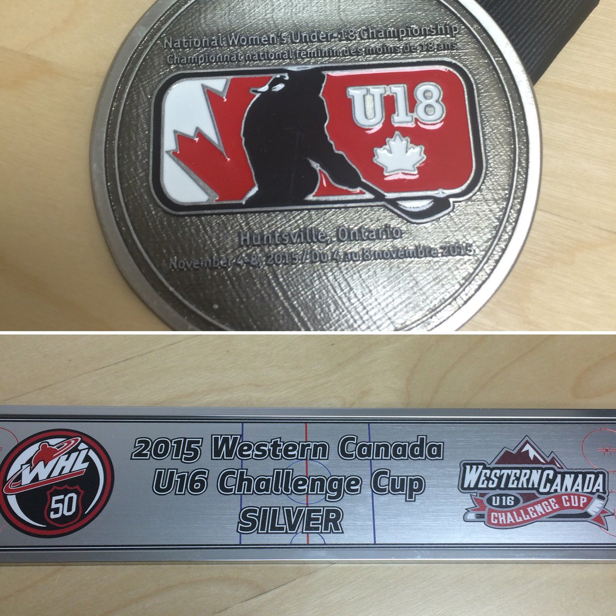 hockeymanitoba's tweet photo. Congrats to both U16 &amp; U18 #TeamMB for capturing Silver at Championship Tournaments! https://t.co/Zkpwghf60d #HM_POE https://t.co/N1ltOBdWRN