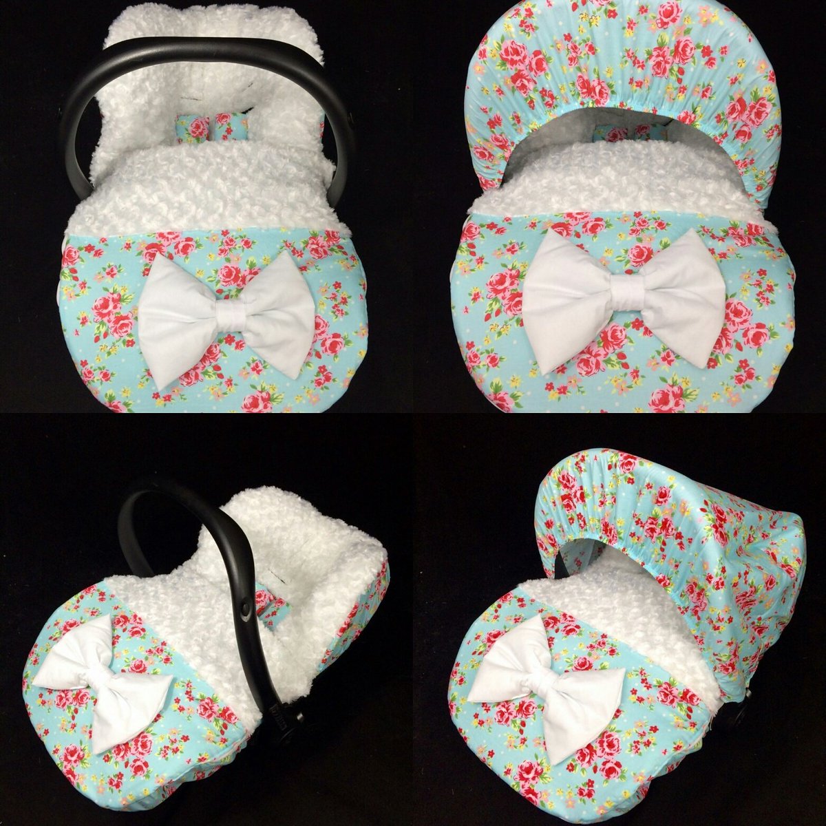 floral footmuff