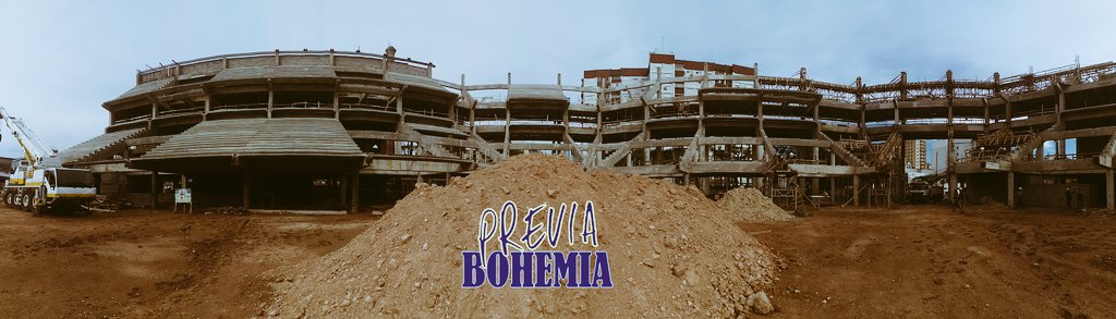 PreviaBohemia's tweet photo. Las obras del #AtlantaArena desde adentro. @LugonesCenter @luismancini07 https://t.co/2ESgEeLe0Y