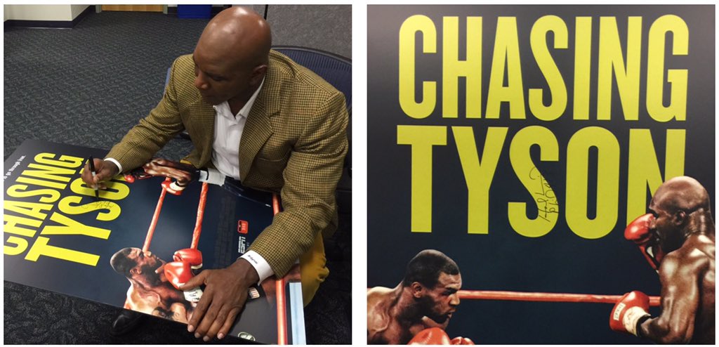 30for30's tweet photo. We're giving away a signed @holyfield #ChasingTyson film poster! Just RT &amp; follow #30for30 for your chance to win! https://t.co/9QhGtUJm3E