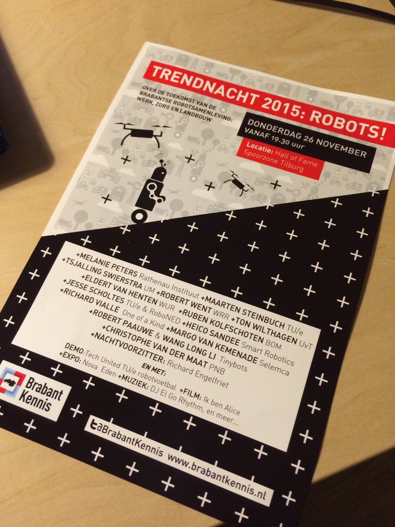 miloupeperkamp's tweet photo. Robots beïnvloeden werk, zorg &amp; landbouw. How about the economy, het grootste slachtoffer? #avdw @Ingeborgtweets https://t.co/6qnBRhm6wf