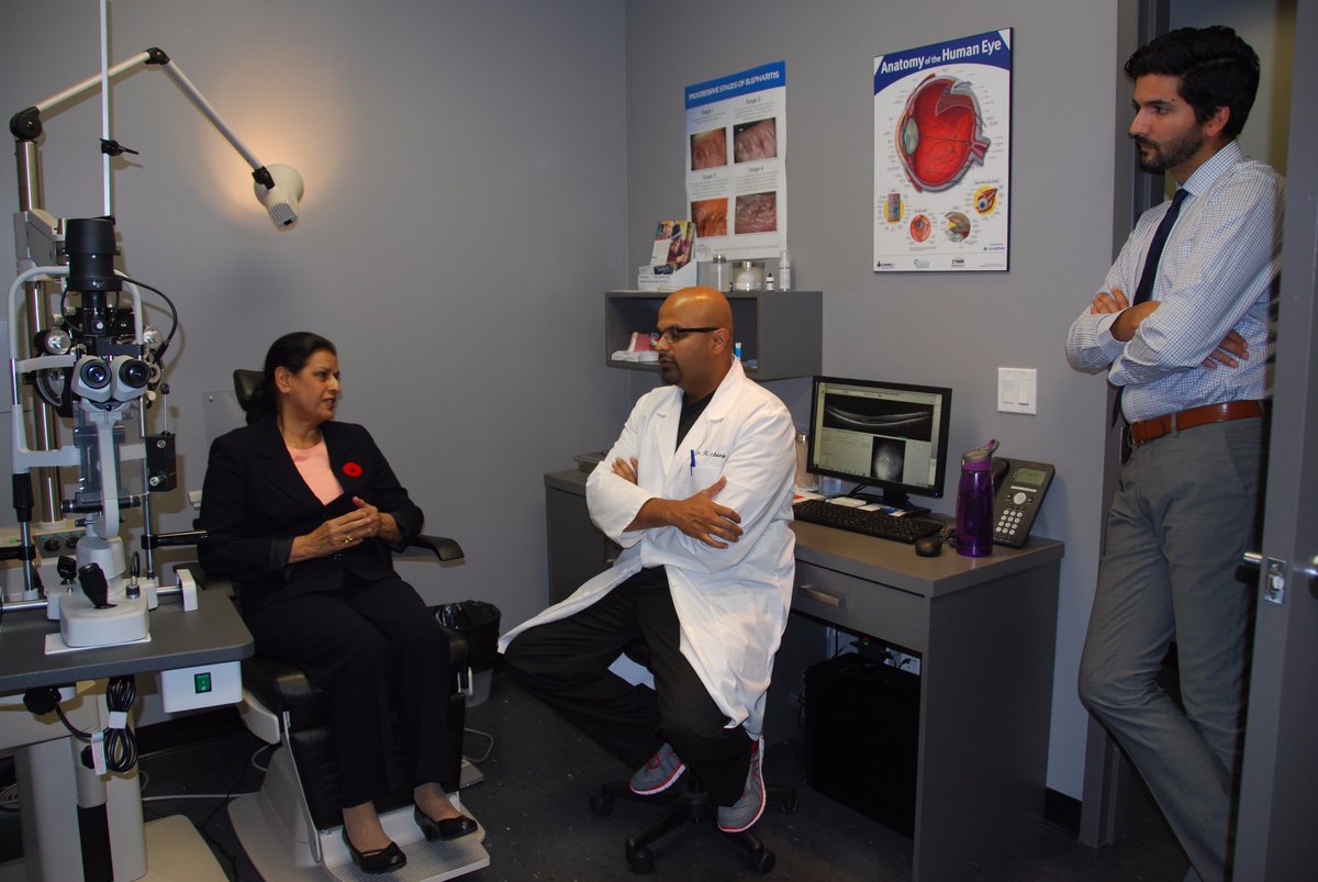 AmritMangat_'s tweet photo. A privilege meeting eyecare health professionals providing critical services in my riding #eyeLABS #OptometryDay https://t.co/GNbu3Mx94Z