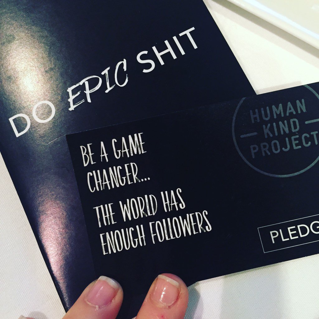skye_anderton's tweet photo. Be a game changer! #humankindproject https://t.co/ASkRjKvgvR