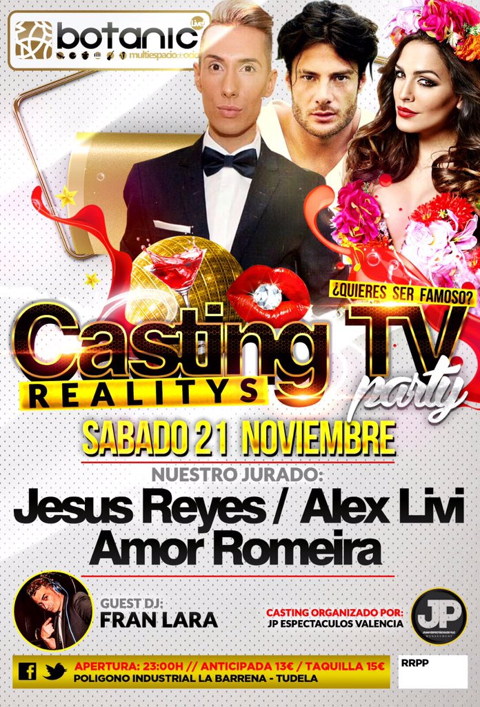 AGraciov's tweet photo. ESTE 21 nos espera CODE con un fiestón con mas de 15 djs y gente famosa !!!! Y no olvidemos EL CASTING DE TV 🎉🎉🎉🎉 https://t.co/ivWQgYfY5q