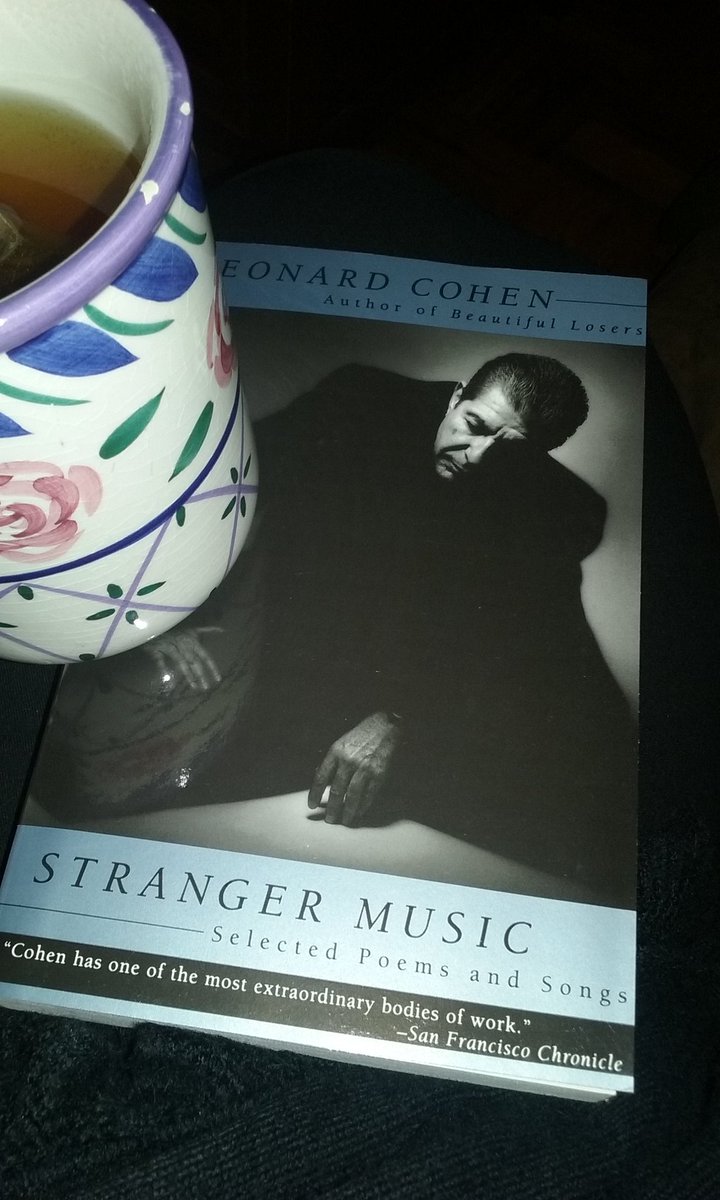 njmmeade's tweet photo. Found myself with a rare hour alone - spending it with #LeonardCohen.
#inspiration #strangermusic #greatwriters https://t.co/3K0lcvid2W