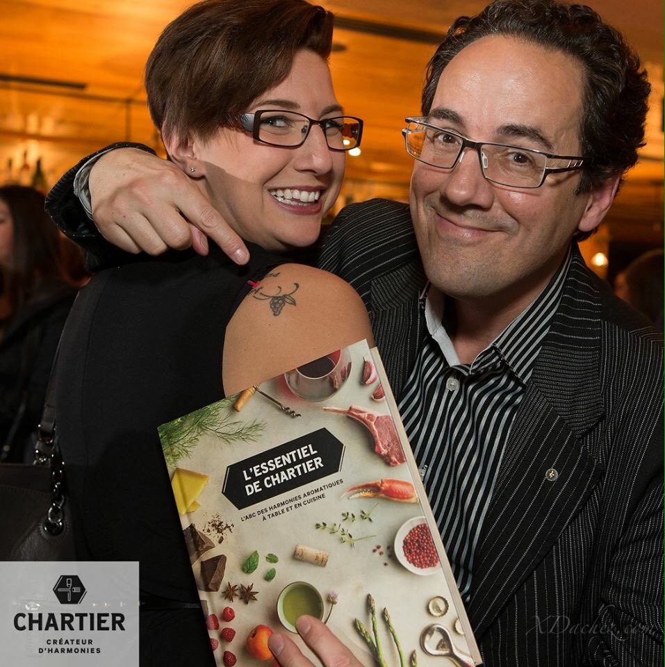 Quel bon moment! Félicitation <a href="/papillesetM/">François Chartier</a> pour ton top lancement! #EssentielChartier