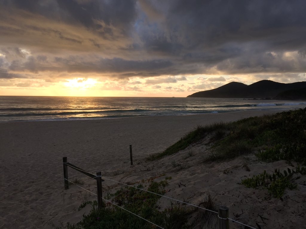 One Mile Beach at Forster. NSW #coastalconference is on! Great start to the day #splash