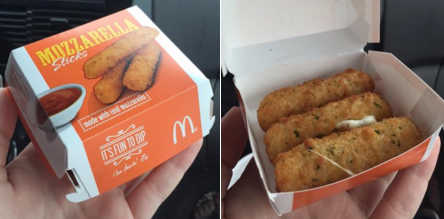 BuzzFeed's tweet photo. 🚨🚨🚨🚨McDonald’s will offer $1 mozzarella sticks nationwide 🚨🚨🚨🚨https://t.co/REwmz35XbW https://t.co/6skzdoG0G2