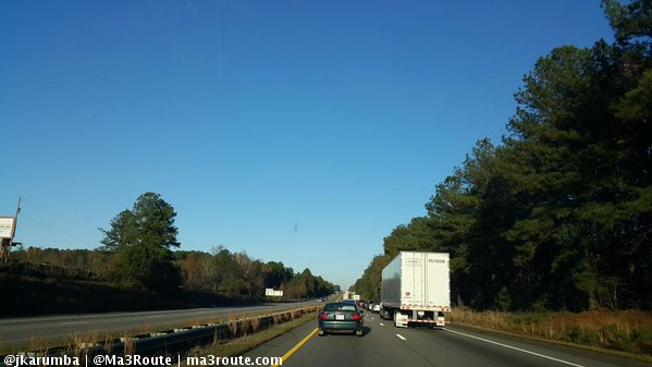 a3Route's tweet photo. Traffic not a preserve for #Nairobi alone. Stuck somewhere in #NorthCarolina along the #I85N https://t.co/hyAZ8JMXtW via @jkarumba