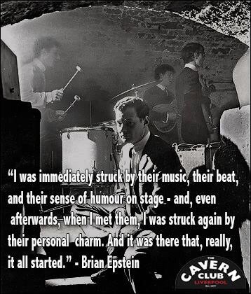 Love this! #Beatles #CavernClub #MatthewStreet #BrianEpstein