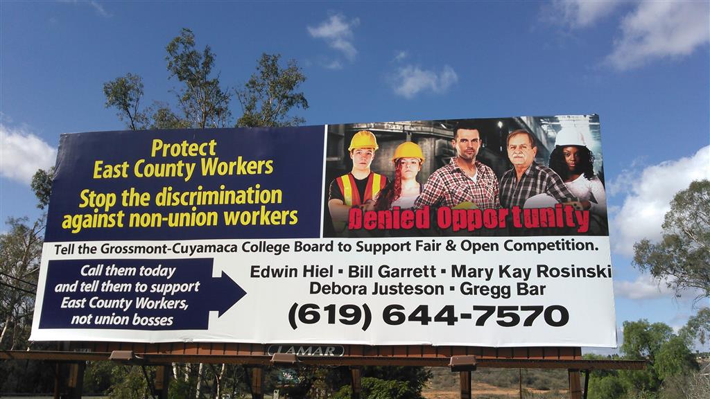 sdcta's tweet photo. Great looking billboard spotted in Alpine today! #GCCCD https://t.co/Tk67wSOKmN