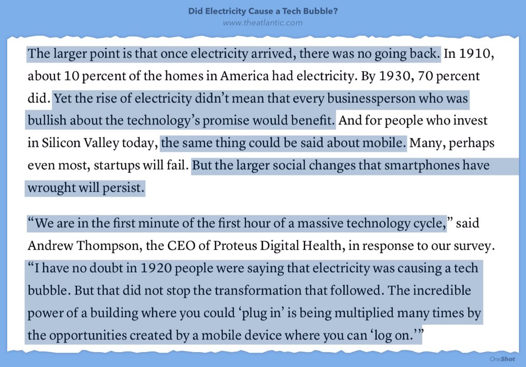 SuB8u's tweet image. Did electricity cause a tech bubble? Fascinating throwback to the early 1900s.     
theatlantic.com/technology/arc…